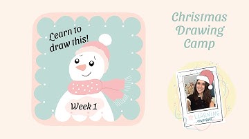 How to Draw a Snowman ☃️ 🎅🏻 + Animation Bonus (WEEK ONE) LIVE WORKSHOP 🎨 Procreate Tutorial