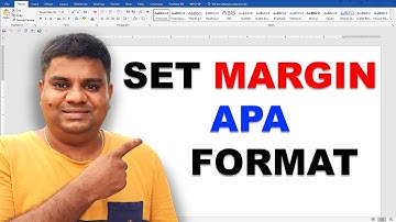 How to Set Margins - For APA Format