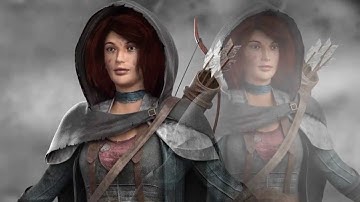 Demo 3D Character modeling - Woman warrior