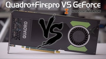 Quadro / FirePro VS GeForce | Autodesk Inventor GPU Showdown