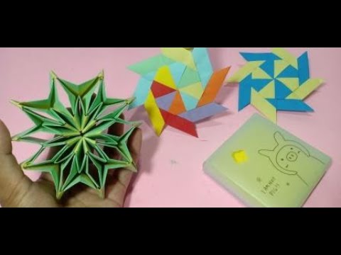 Seni Melipat  Kertas  Membuat Bunga  Anti Stress Origami  