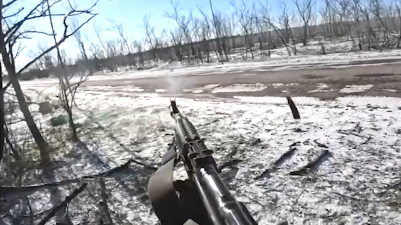 Бои с FPV-дронами Украины в селе Запасное