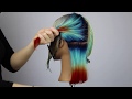 Tie dye hair