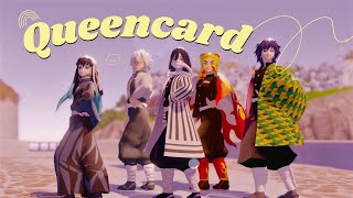 [MMD DEMON SLAYER] (여자)아이들((G)I-DLE) - '퀸카 (Queencard)'