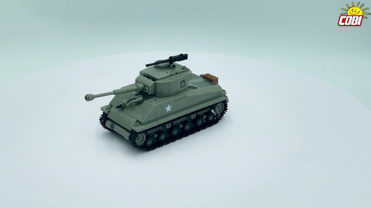 COBI 2464 A Mała Armia Sherman M4A1