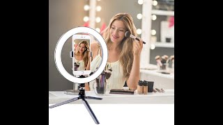 Кольцевой свет с AliExpress для селфи 26CM Photography Lighting Phone Ringlight