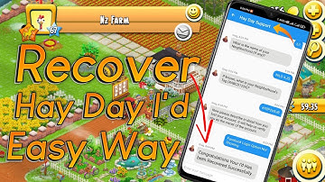 How To Recover Hay Day I