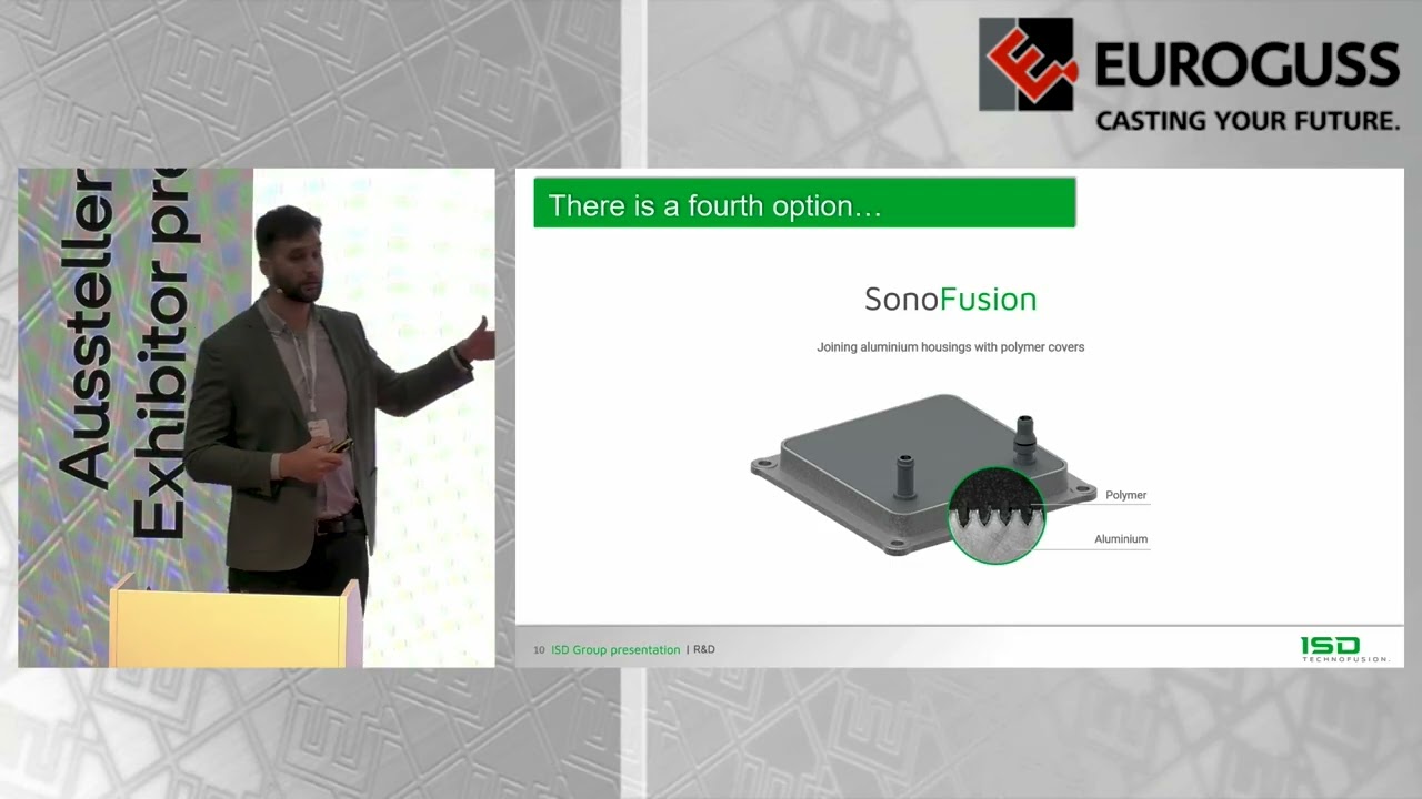 Innovative SonoFusion technology – permanent joining of polymer covers and aluminium castings
