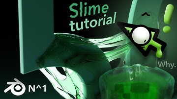 [ HOW TO not MAKE SLIME ] blender tutorial [ 50sub special ]