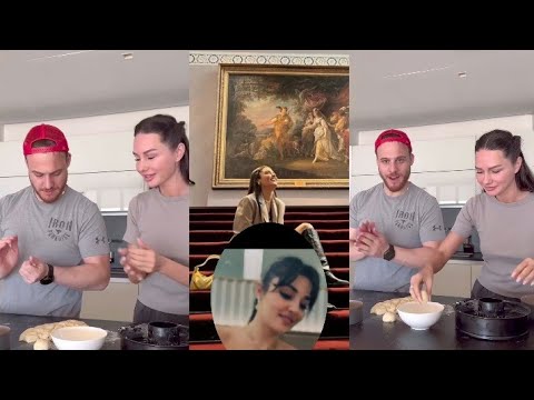 Kerem Bursin New Cooking Vedio !Hande Ercel at Beautiful Place