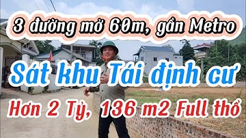 136m² Full thổ cư Lõi Hòa Lạc – Giá Hơn 2 Tỷ, Gần Ga Metro Số 5, Lãi Nhân 3 Khi Đường Mở!