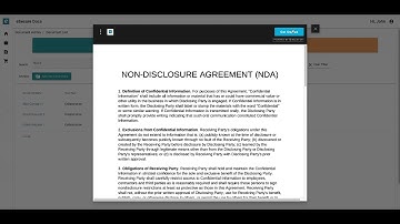 Sign a Document with eSecureDocs