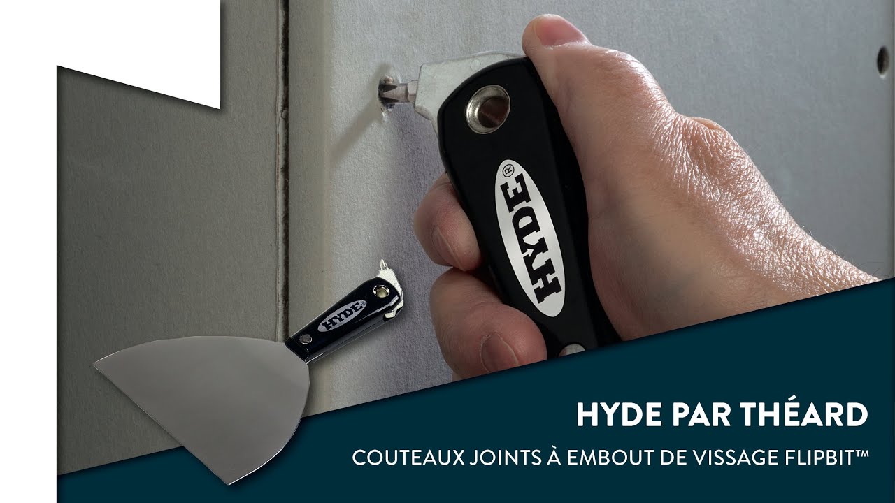 Hyde par Théard - Couteaux joints à embout de vissage FLIPBIT™.