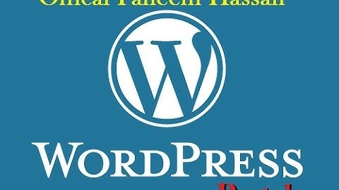 Complete WordPress Video Training in Urdu & Hindi Part 1 Create a WordPress Website