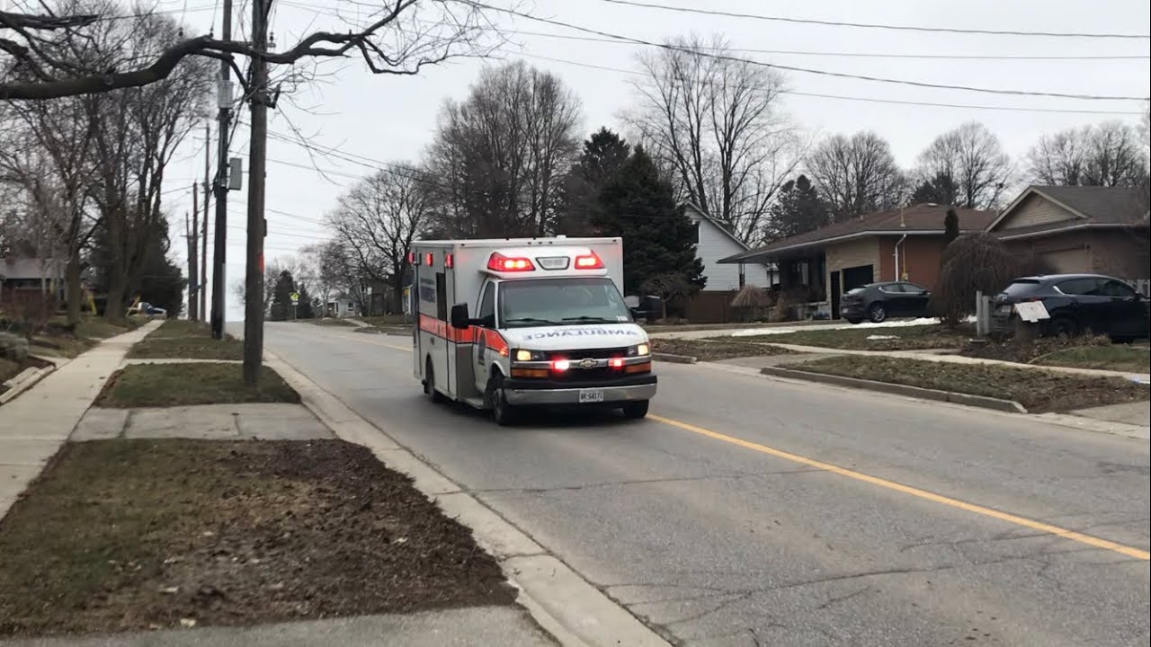 (Siren Chirp) Guelph Wellington EMS 2166 responding YouTube