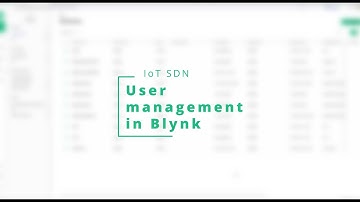 Blynk WiKi #1 User management. Roles and permissions