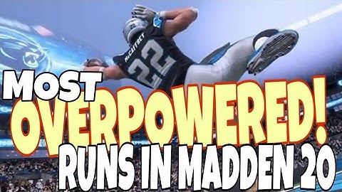 USE ALL GAME! THE ONLY RUN PLAYS U NEED! BEST RUN MONEY PLAY SCHEME IN MADDEN 20! TIPS & TRICKS