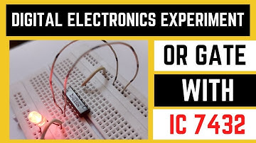 OR gate using IC 7432 | Which IC is used for OR gate? | OR gate ic 7432 pin diagram