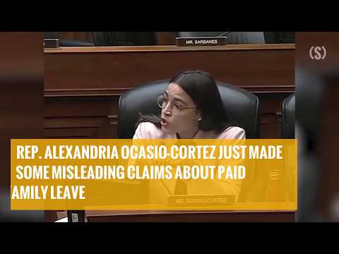 FACT-CHECKING AOC on paid family leave