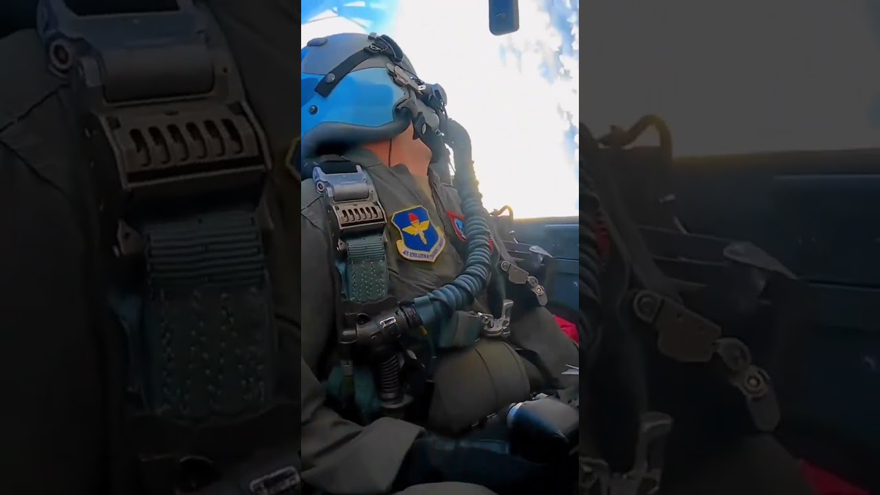 F16 cockpit view 