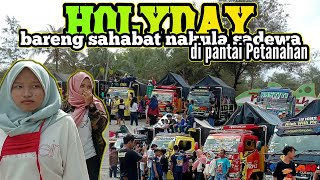 KESERUAN KOPDAR TRUCK DI PANTAI PETANAHAN KEBUMEN 2020