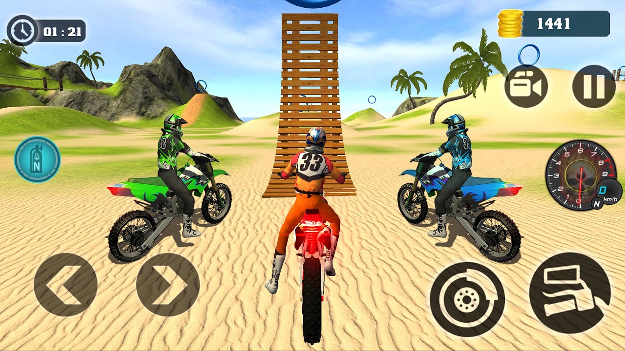 Motocross beach Bike Extreme Driving #1 - Motorbike Racing Best Bike game Android Gameplay