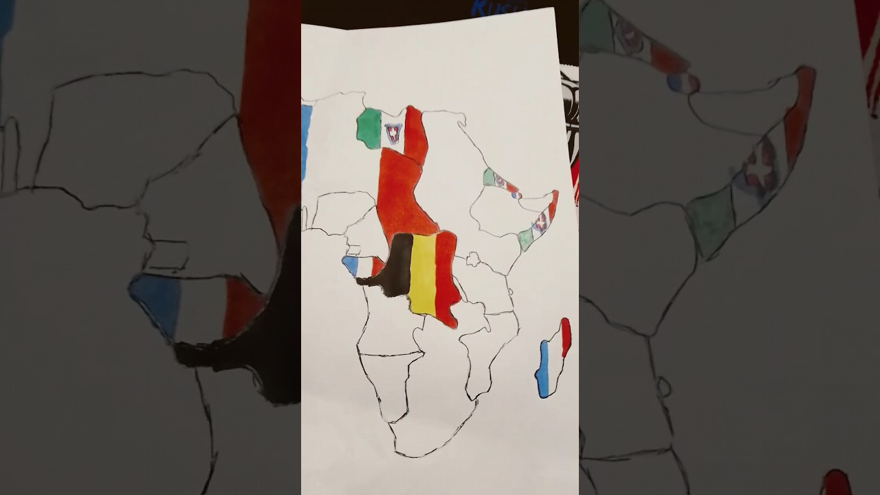 drawing Belgium Congo on my africa 1914 map 