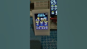Weather Station Color Esp32 and esp8266