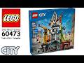 How to build LEGO City 60473 - The City Tower (Step-by-Step Tutorial)
