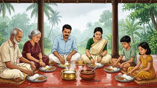 Kerala Monsoon Morning Life Traditional Family Cooking & Rain Ambience4K Ep1