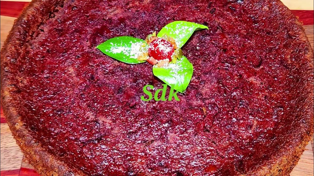 Super moist and delicious SORREL RUM CAKE YouTube
