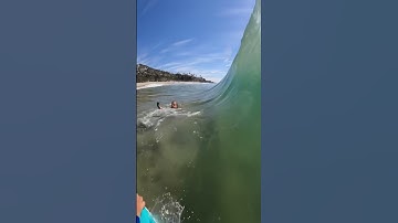 POV Boogie Boarding Inside Jello Wave #shorts30
