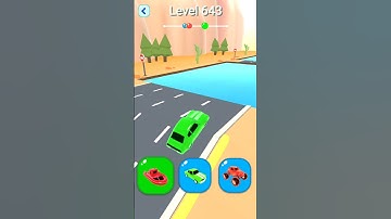 Shape-shifting Funny Race All Level Gameplay Walkthrough Master Level #643 BeamNG.drive #Shorts