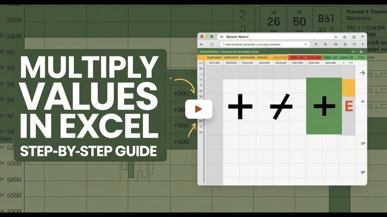 How To Multiple In Column And Row In Excel YouTube how-to-multiple-in-column-and-row-in-excel-youtube
