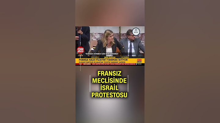Fransa'da Meclis'te Filistin Bayrağı Açan Fransız Vekil 15 Gün Uzaklaştırıldı