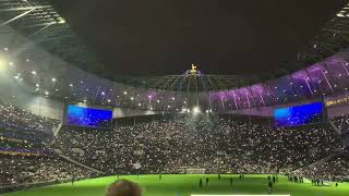 Tottenham Hotspur Stadium light show