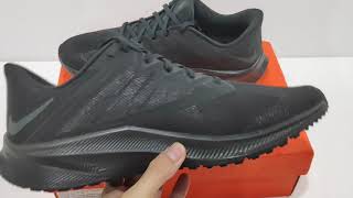 nike quest 3 triple black