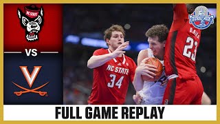 NC State vs. Virginia Full Game Replay | 2024 ACC Men’s Basketball Tournament