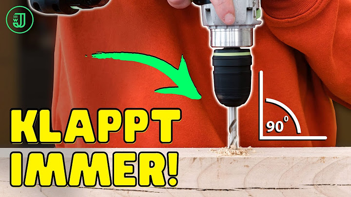 Perfekt GERADE BOHREN in Sekunden: Mit diesem TRICK klappt's garantiert! | Jonas Winkler