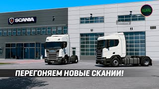 ПЕРЕГОНЯЕМ НОВЫЕ СКАНИИ В ТИХОРЕЦК! ETS 2 КОНВОЙ 1.42