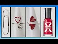 Red Nail Polish Heart Paperclip Ring Wire Jewelry Making Tutorial