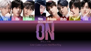 Y/N x BTS 'ON' Color Coded Lyrics Han/Rom/Eng Resimi