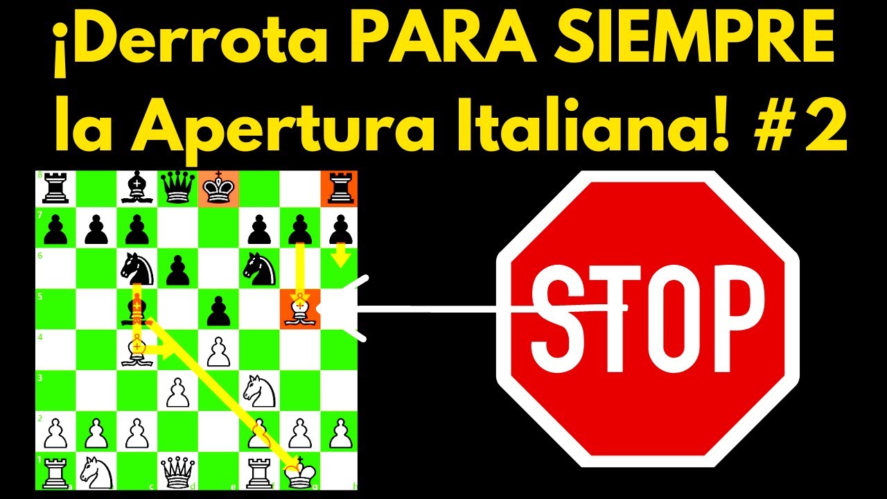 Derrota PARA SIEMPRE a la Apertura ITALIANA #2 (Sub 1600)