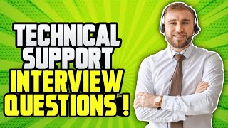 TECHNICAL SUPPORT Interview Questions & Answers! (How to PASS a Technical Support Job interview!) screenshot 4