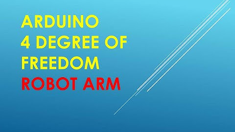 4 degree of freedom arduino robot arm with joysticks#shorts