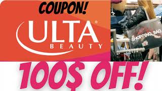 ULTA COUPON CODE 2022 ULTA BEAUTY PROMO CODE ULTA DISCOUNT code screenshot 4