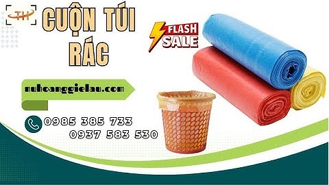 Cuộn túi rác màu size tiểu, trung, đại giá tốt nhất HCM | Bọc đựng rác