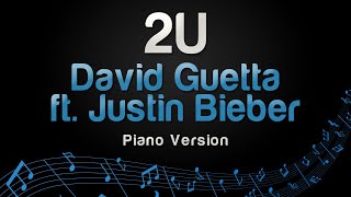 Video thumbnail of "David Guetta ft. Justin Bieber - 2U (Piano Version)"