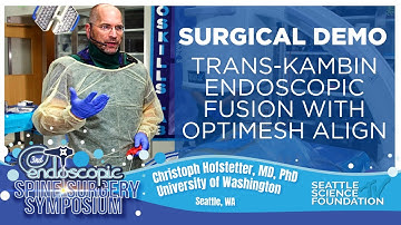 Trans Kambin Endoscopic Fusion with OptiMesh Align  - Christoph Hofstetter, MD, PhD