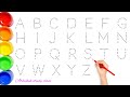 A for Apple Song 🍎 | Bachchon Ki Pyaari BCD alphabet learning rhymes with dotted lines